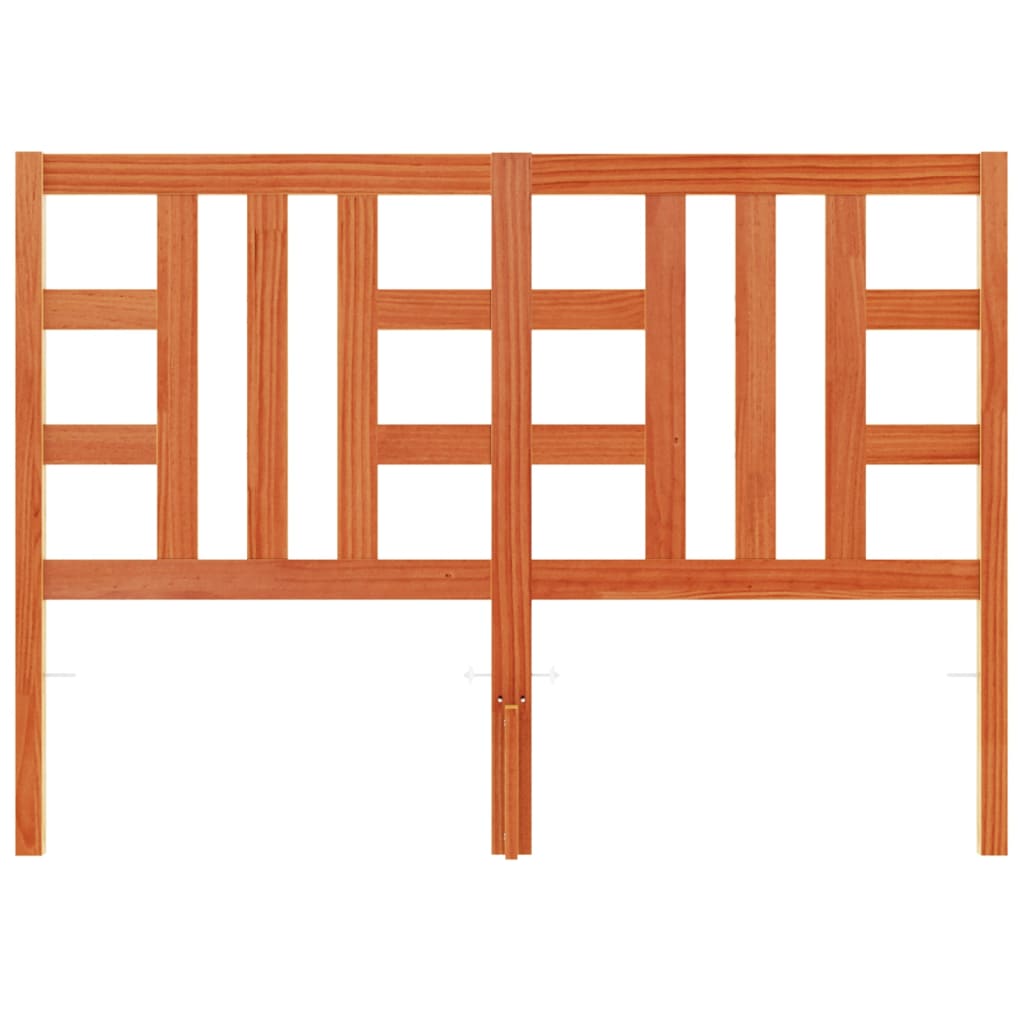 Tăblie de pat, maro ceruit, 135 cm, lemn masiv de pin GartenMobel Dekor