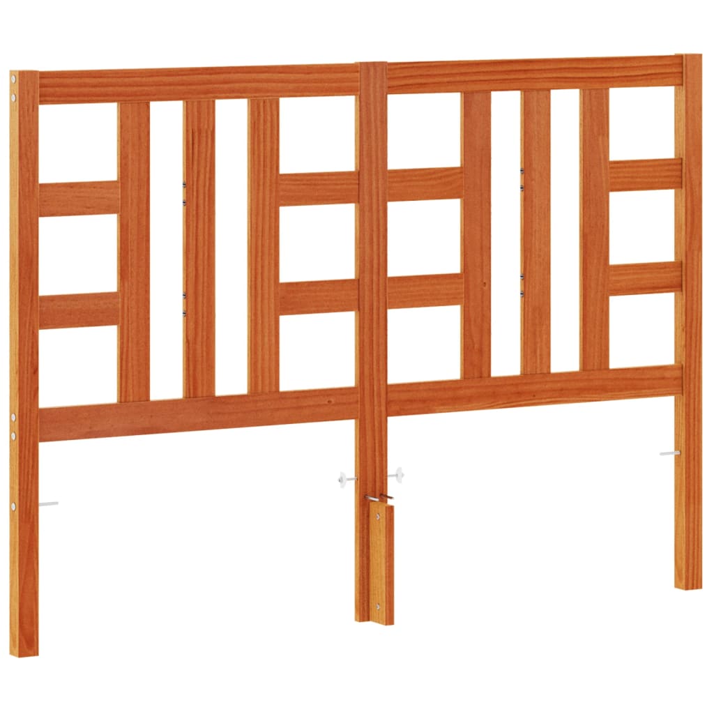 Tăblie de pat, maro ceruit, 135 cm, lemn masiv de pin GartenMobel Dekor