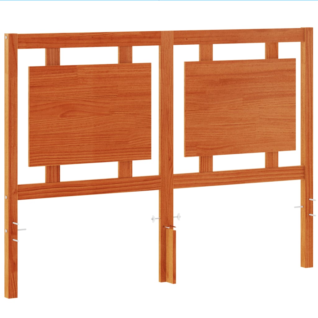 Tăblie de pat, maro ceruit, 135 cm, lemn masiv de pin GartenMobel Dekor