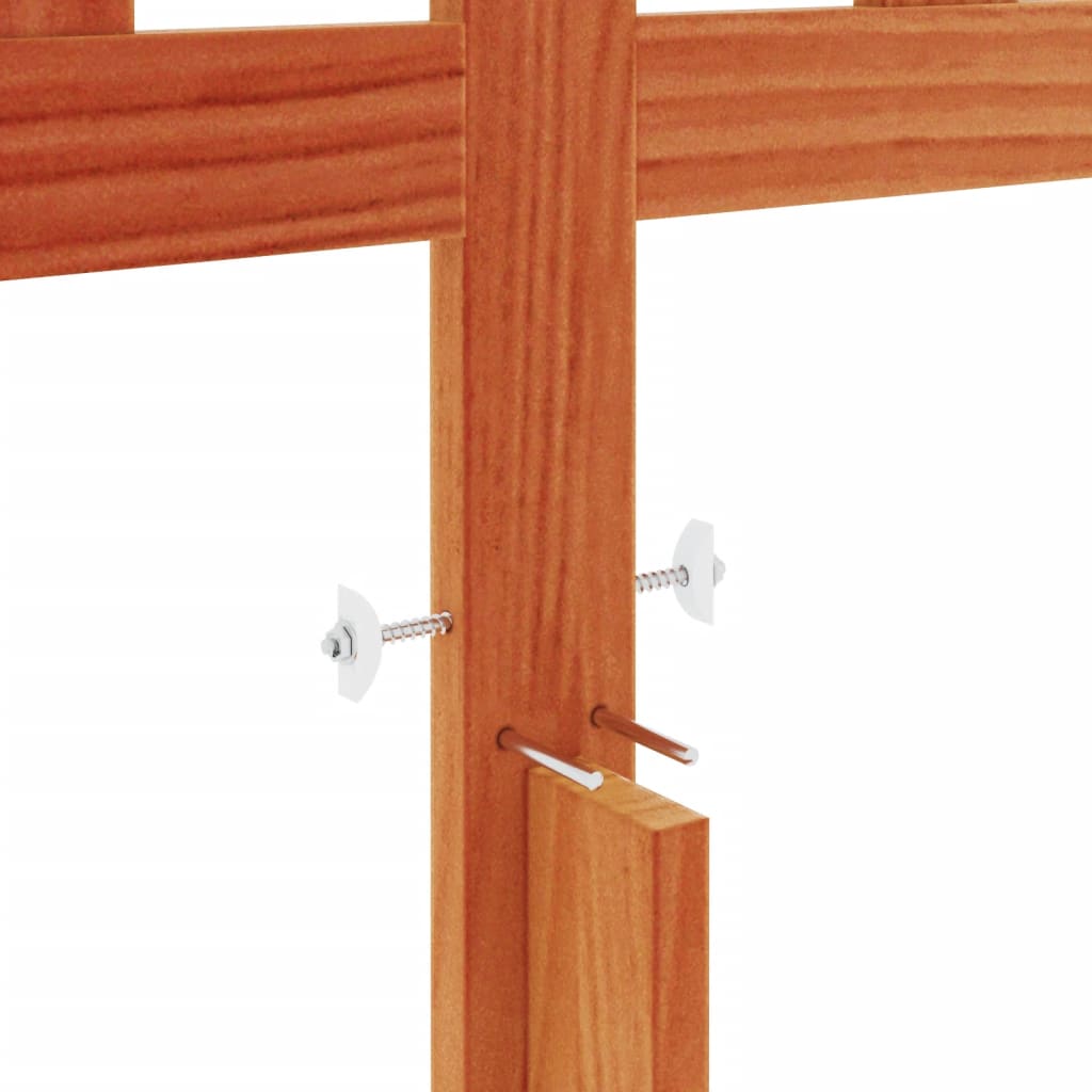 Tăblie de pat, maro ceruit, 135 cm, lemn masiv de pin GartenMobel Dekor