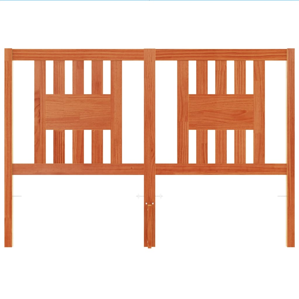 Tăblie de pat, maro ceruit, 140 cm, lemn masiv de pin GartenMobel Dekor