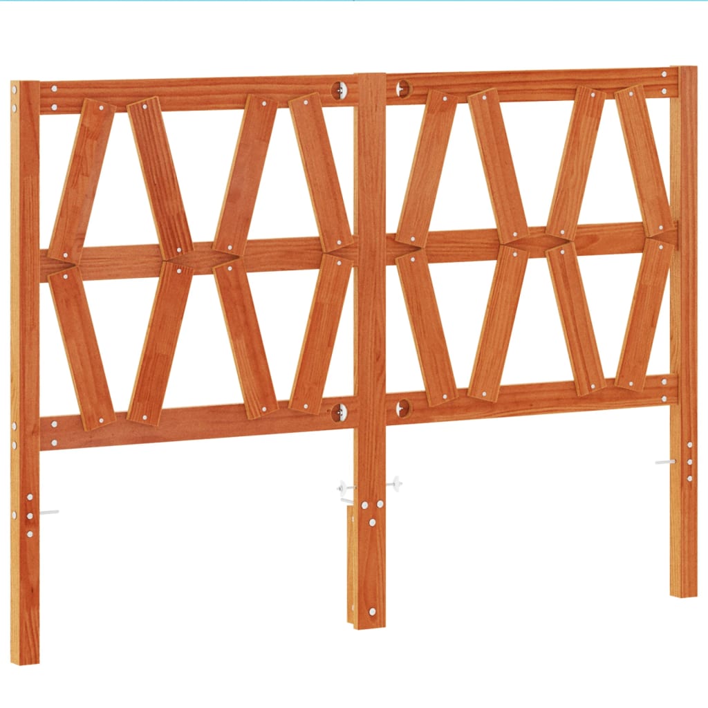 Tăblie de pat, maro ceruit, 160 cm, lemn masiv de pin GartenMobel Dekor