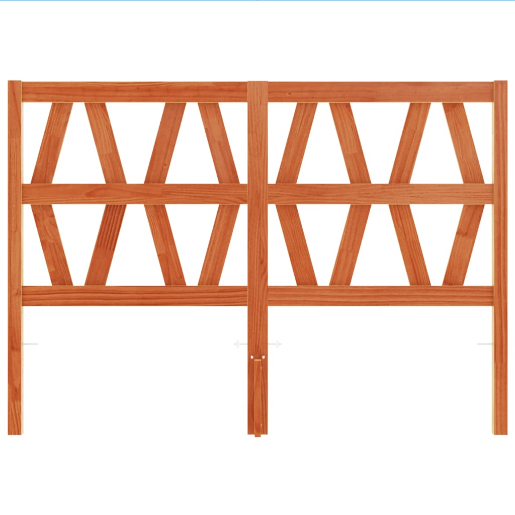 Tăblie de pat, maro ceruit, 160 cm, lemn masiv de pin GartenMobel Dekor