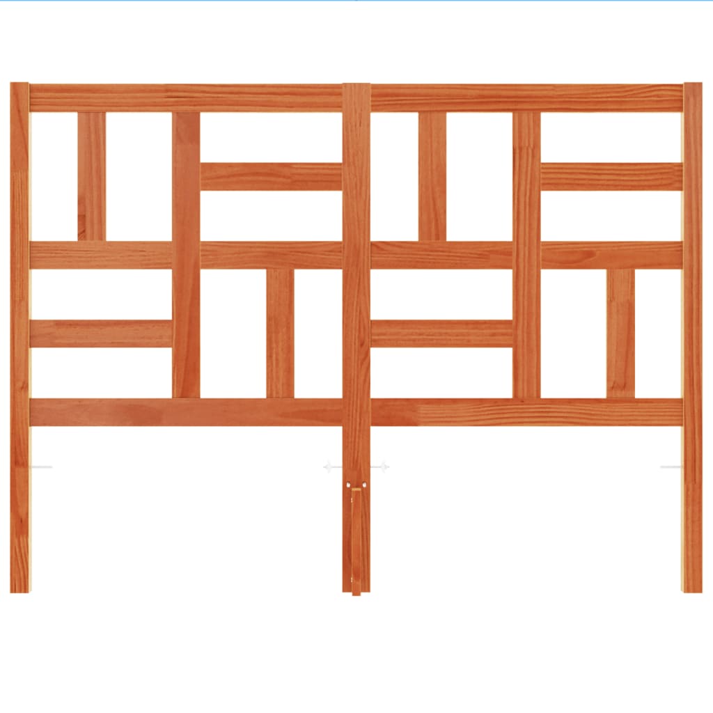 Tăblie de pat, maro ceruit, 180 cm, lemn masiv de pin GartenMobel Dekor