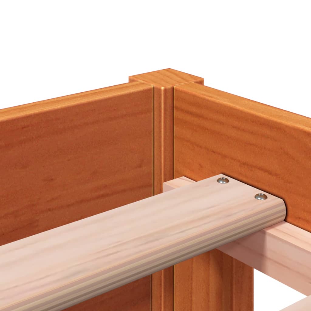 Pat de zi, maro ceruit, 75x190 cm, lemn masiv de pin GartenMobel Dekor