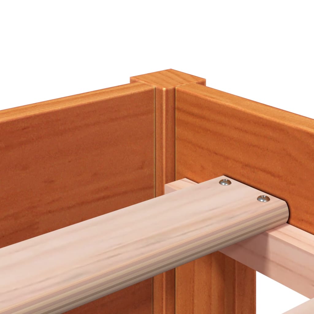 Pat de zi, maro ceruit, 90x190 cm, lemn masiv de pin GartenMobel Dekor