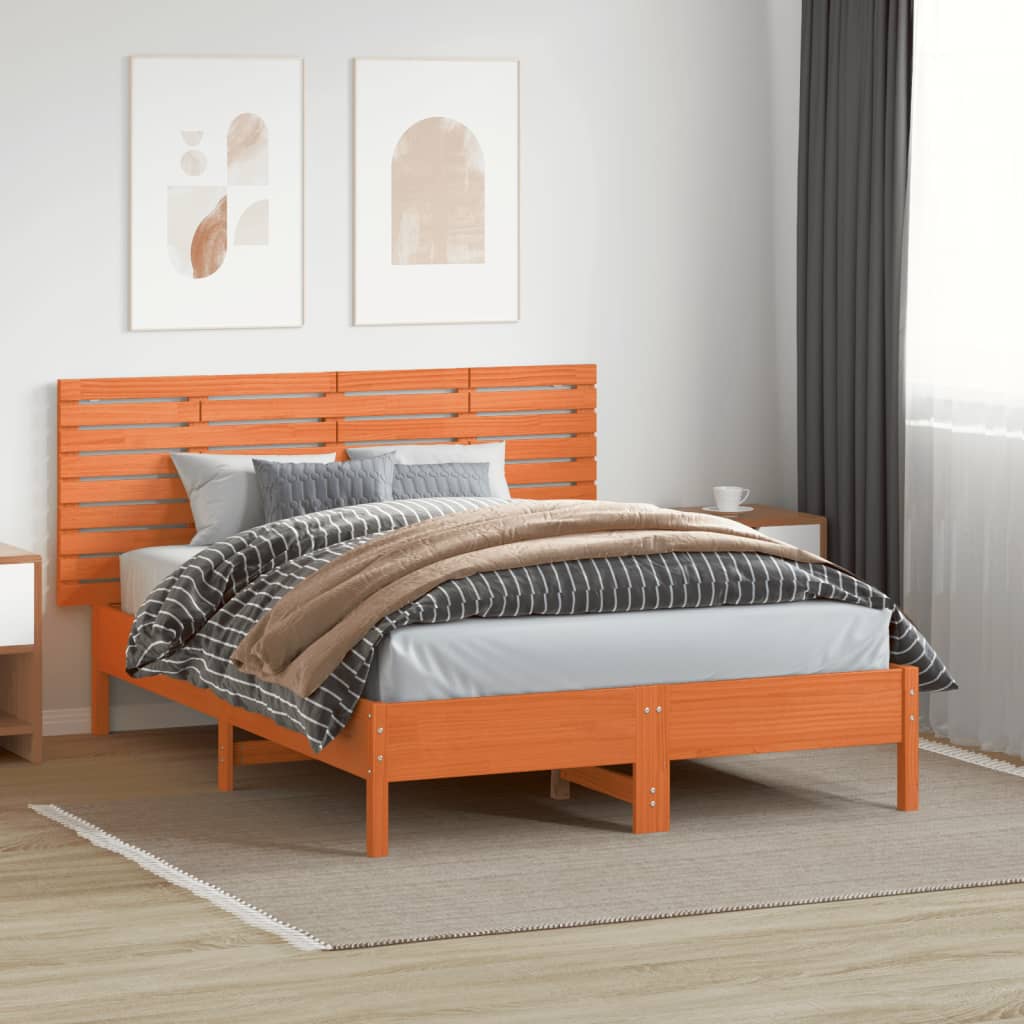 Tăblie de pat pentru perete, 166x3x63 cm, lemn masiv de pin GartenMobel Dekor
