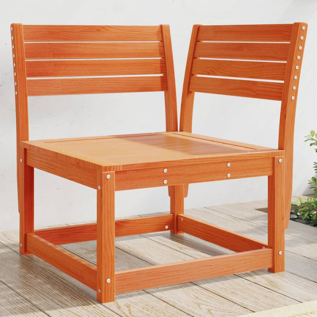 Canapea colțar de grădină, maro ceruit, 73x73x78 cm, lemn pin GartenMobel Dekor