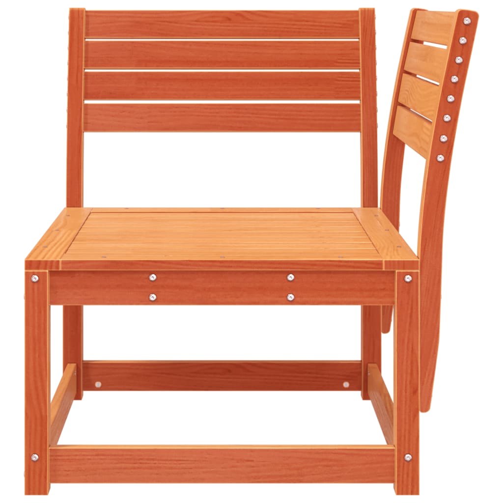 Canapea colțar de grădină, maro ceruit, 73x73x78 cm, lemn pin GartenMobel Dekor