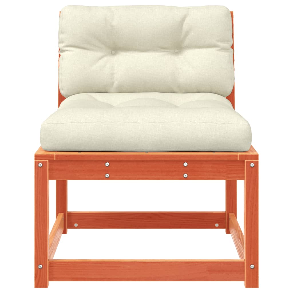 Canapea de grădină cu perne, maro ceruit lemn masiv pin GartenMobel Dekor