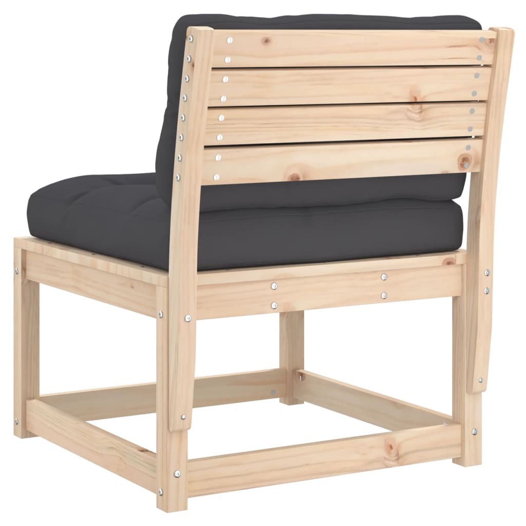 Canapele de grădină cu perne, 2 buc., lemn masiv de pin GartenMobel Dekor