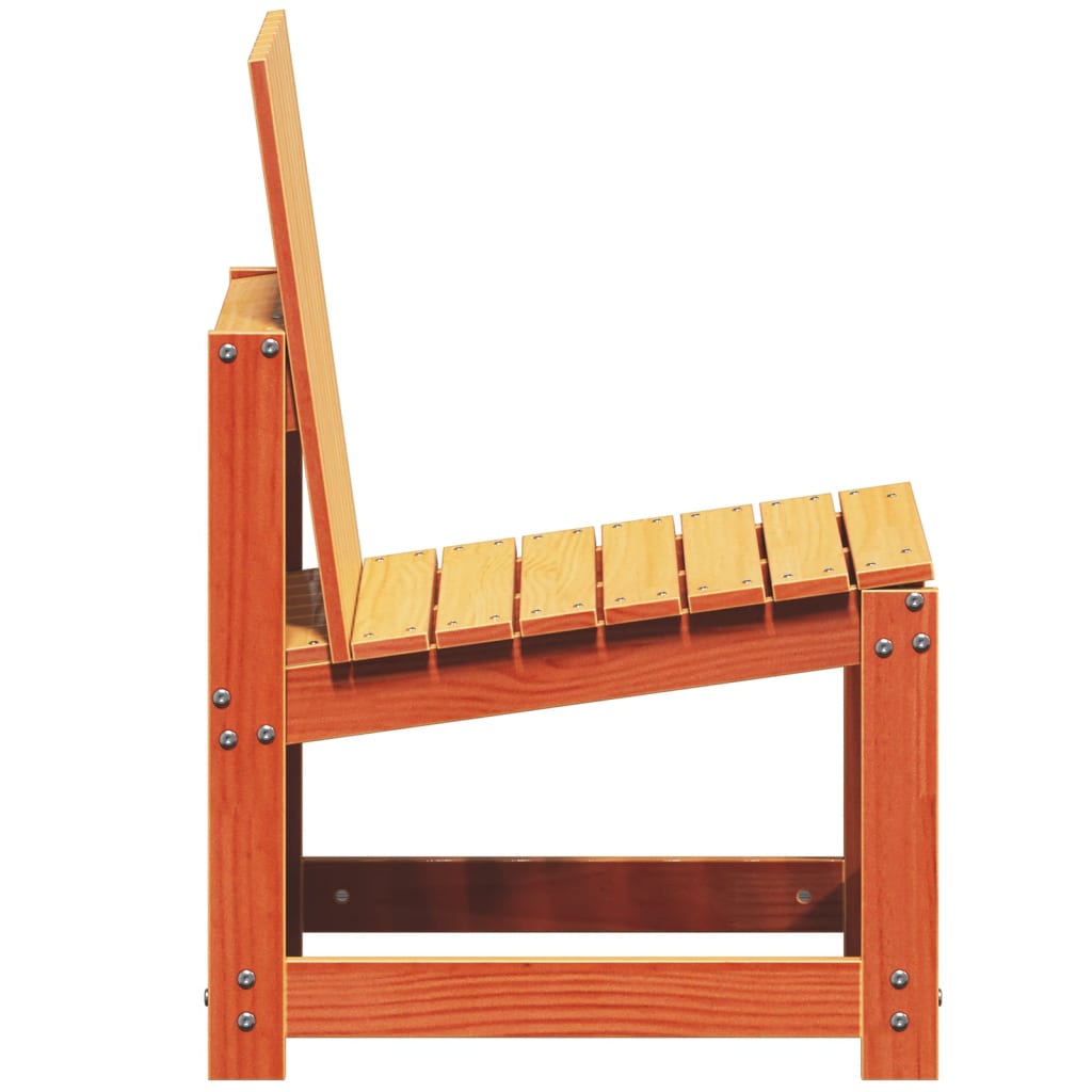 Set mobilier grădină, 3 piese, maro ceruit, lemn masiv pin GartenMobel Dekor
