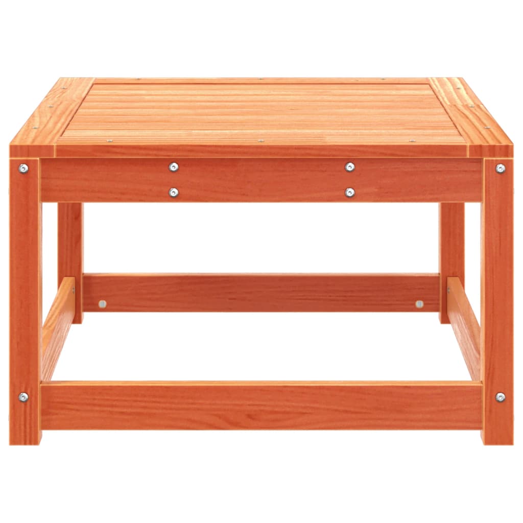 Taburet de grădină, maro ceruit, lemn masiv de pin GartenMobel Dekor