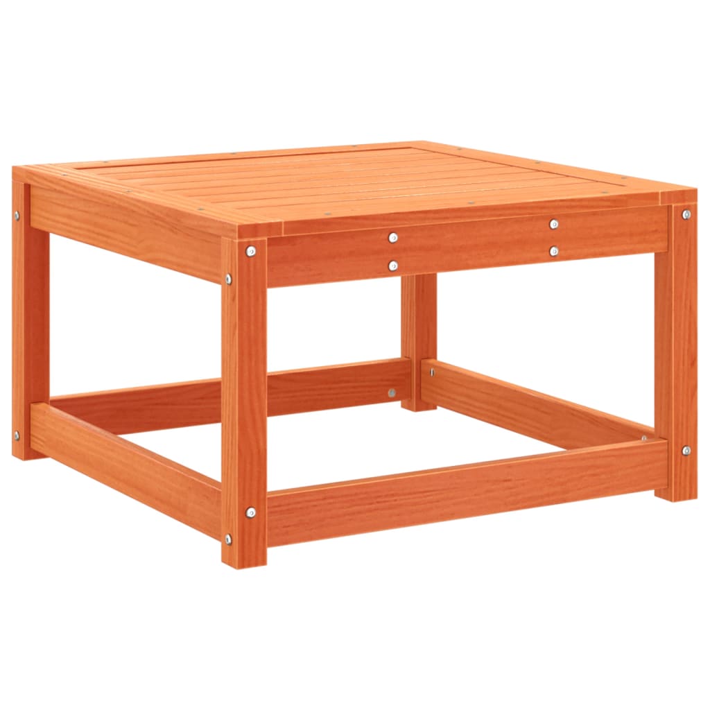 Taburet de grădină, maro ceruit, lemn masiv de pin GartenMobel Dekor