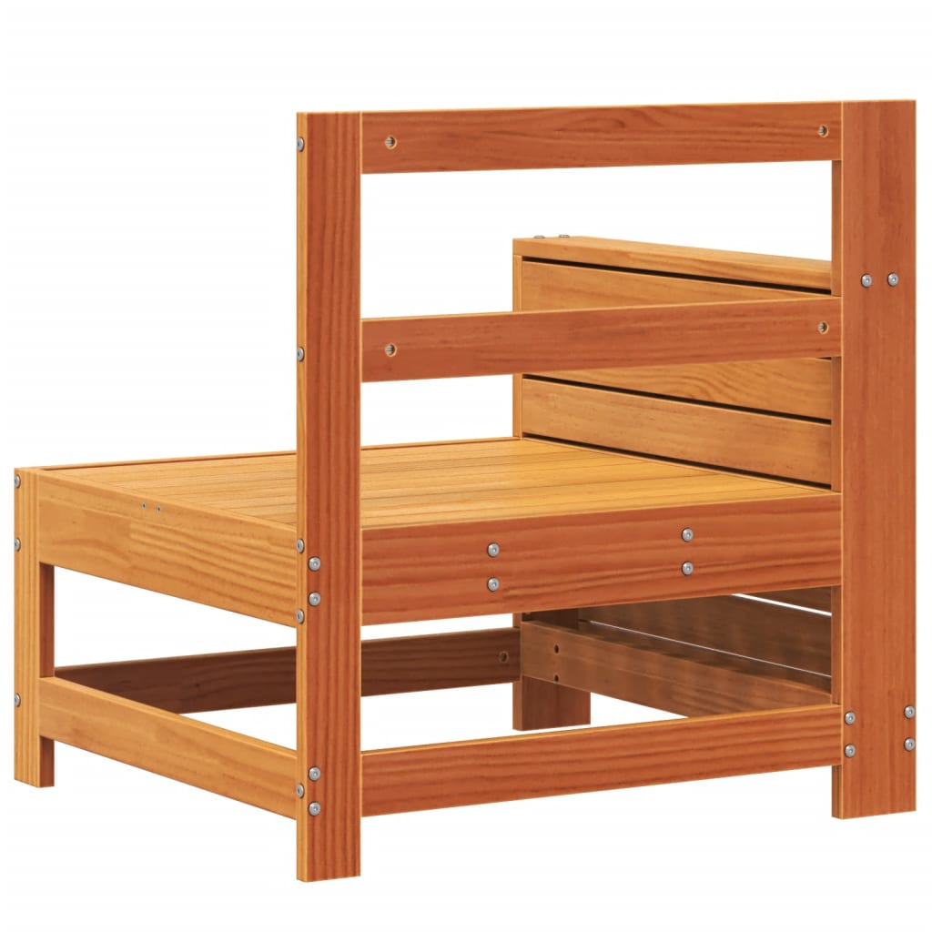 Canapea cu cotieră de grădină maro 69x62x70,5 cm lemn masiv pin GartenMobel Dekor