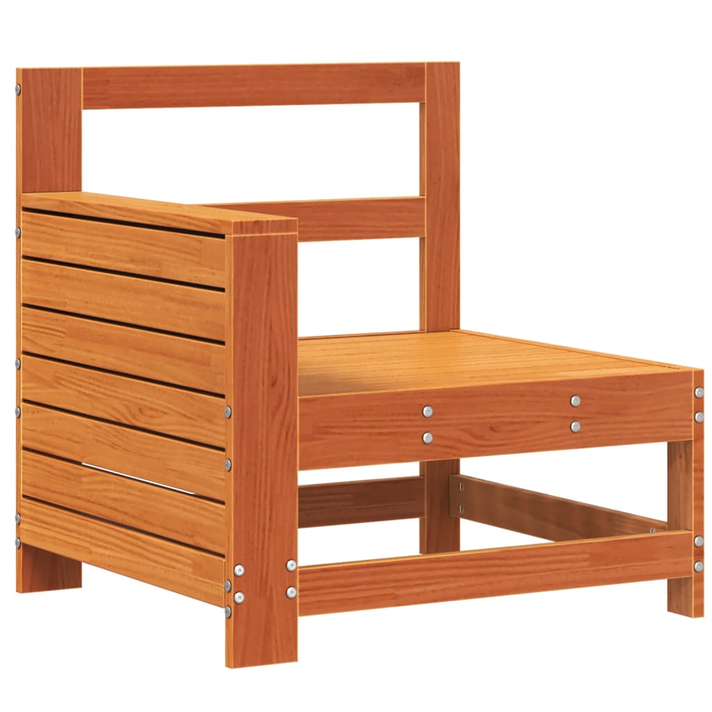 Canapea cu cotieră de grădină maro 69x62x70,5 cm lemn masiv pin GartenMobel Dekor