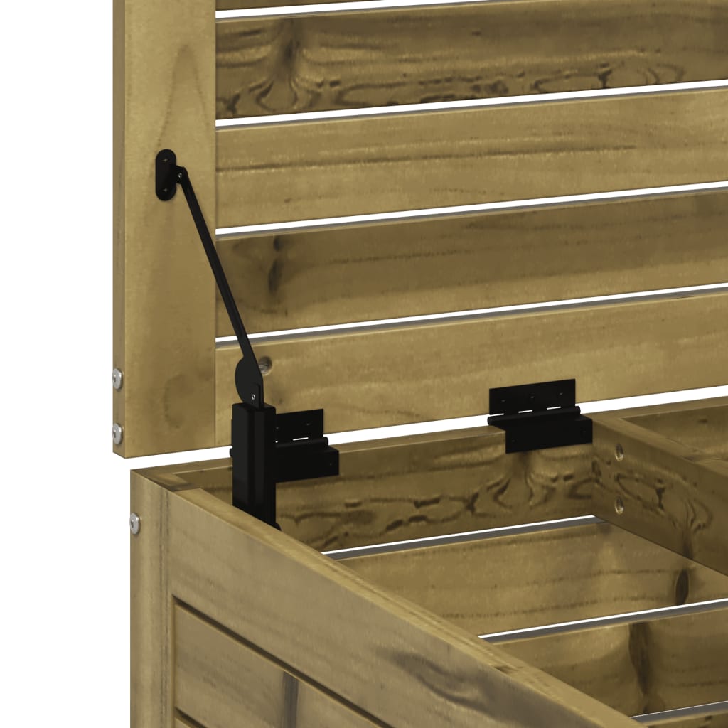 Taburet de grădină, 62x63,5x32 cm, lemn de pin tratat GartenMobel Dekor