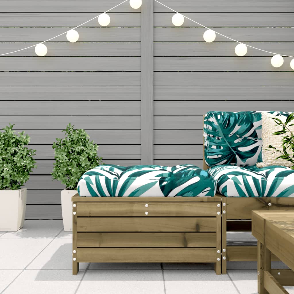 Taburet de grădină, 62x63,5x32 cm, lemn de pin tratat GartenMobel Dekor