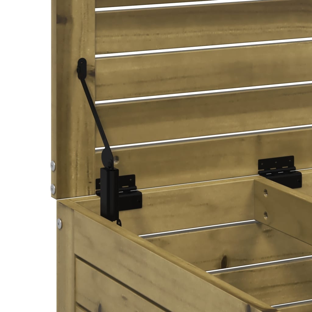 Taburet de grădină, 62x63,5x53,5 cm, lemn masiv de pin GartenMobel Dekor