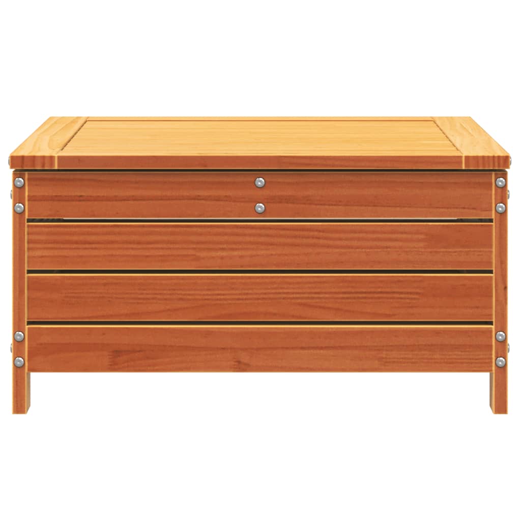 Taburet de grădină, maro ceruit, 62x63,5x32 cm, lemn masiv pin GartenMobel Dekor