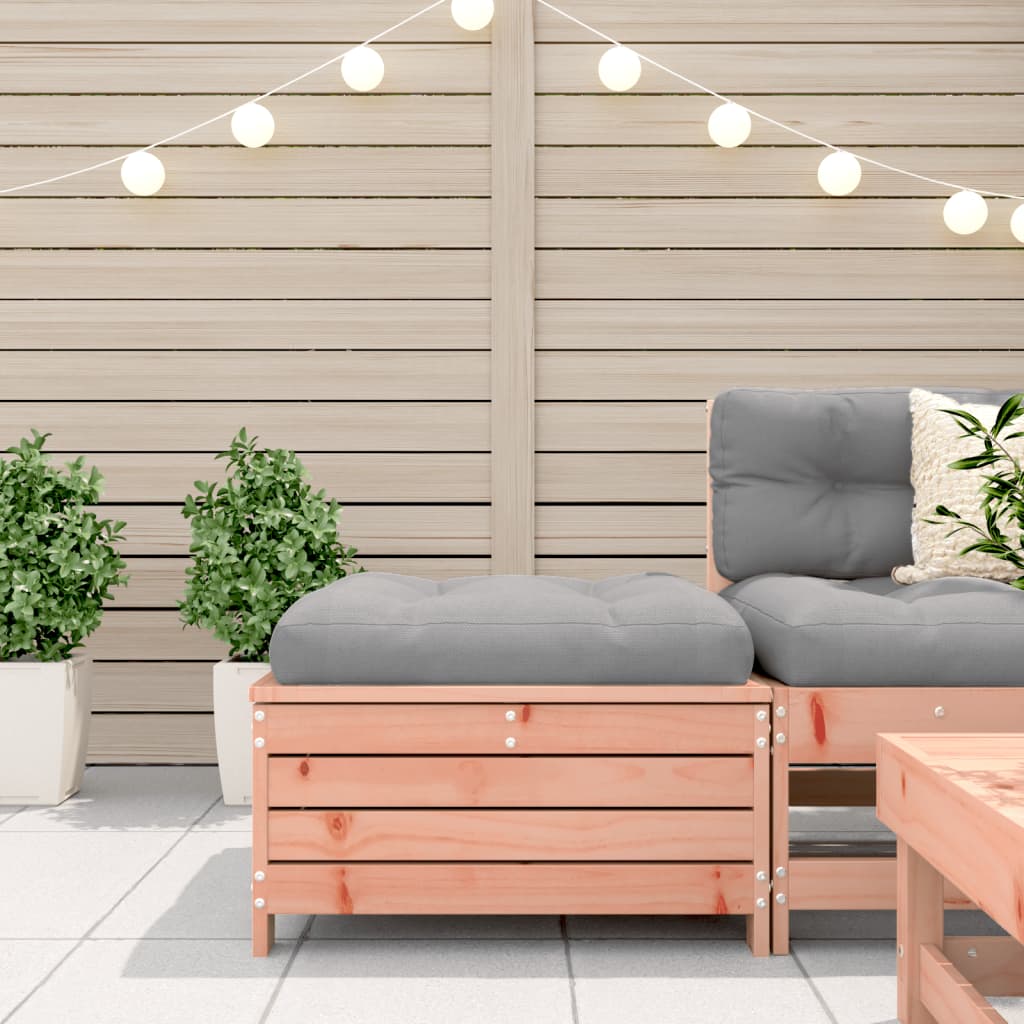 Taburet de grădină cu pernă, lemn masiv douglas GartenMobel Dekor