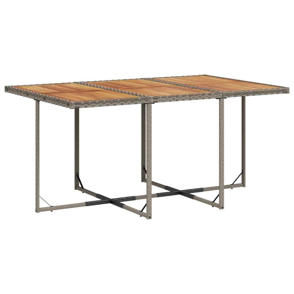 Set mobilier de grădină cu perne, 7 piese, gri, poliratan GartenMobel Dekor