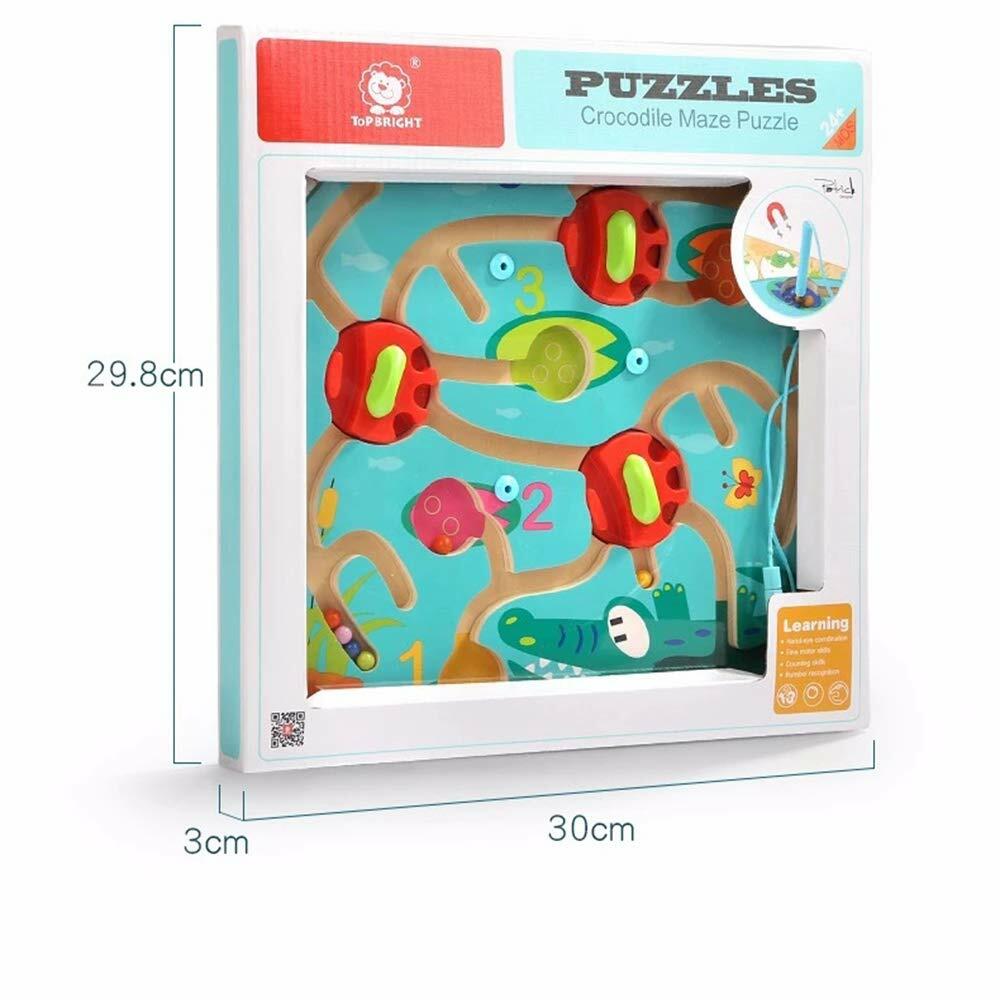 Puzzle labirint - Crocodilul PlayLearn Toys