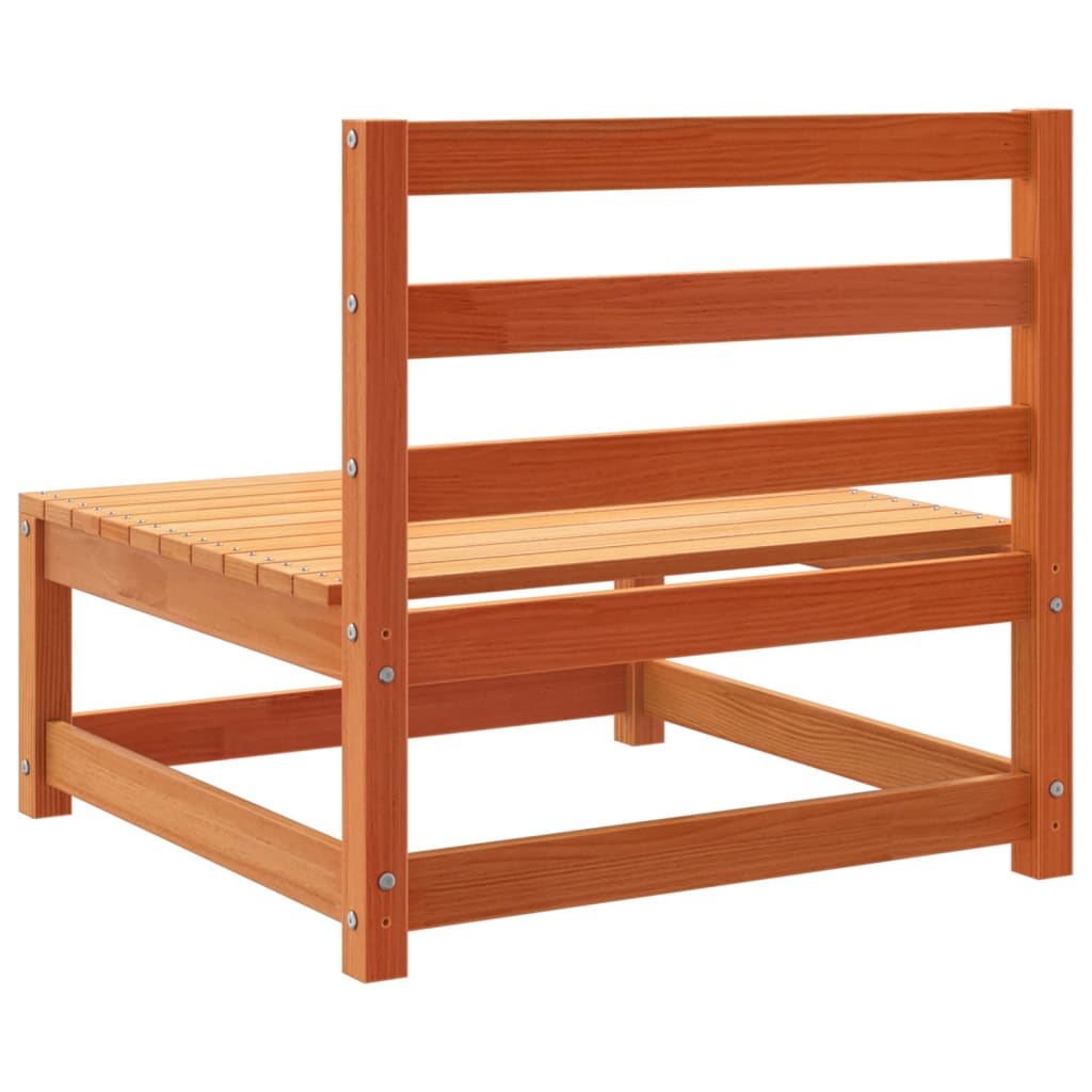 Set canapea de grădină, 4 piese, maro ceruit, lemn masiv de pin GartenMobel Dekor