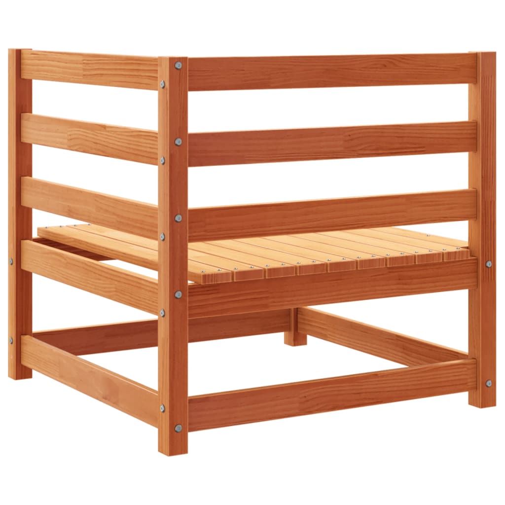 Set canapea de grădină, 4 piese, maro ceruit, lemn masiv de pin GartenMobel Dekor