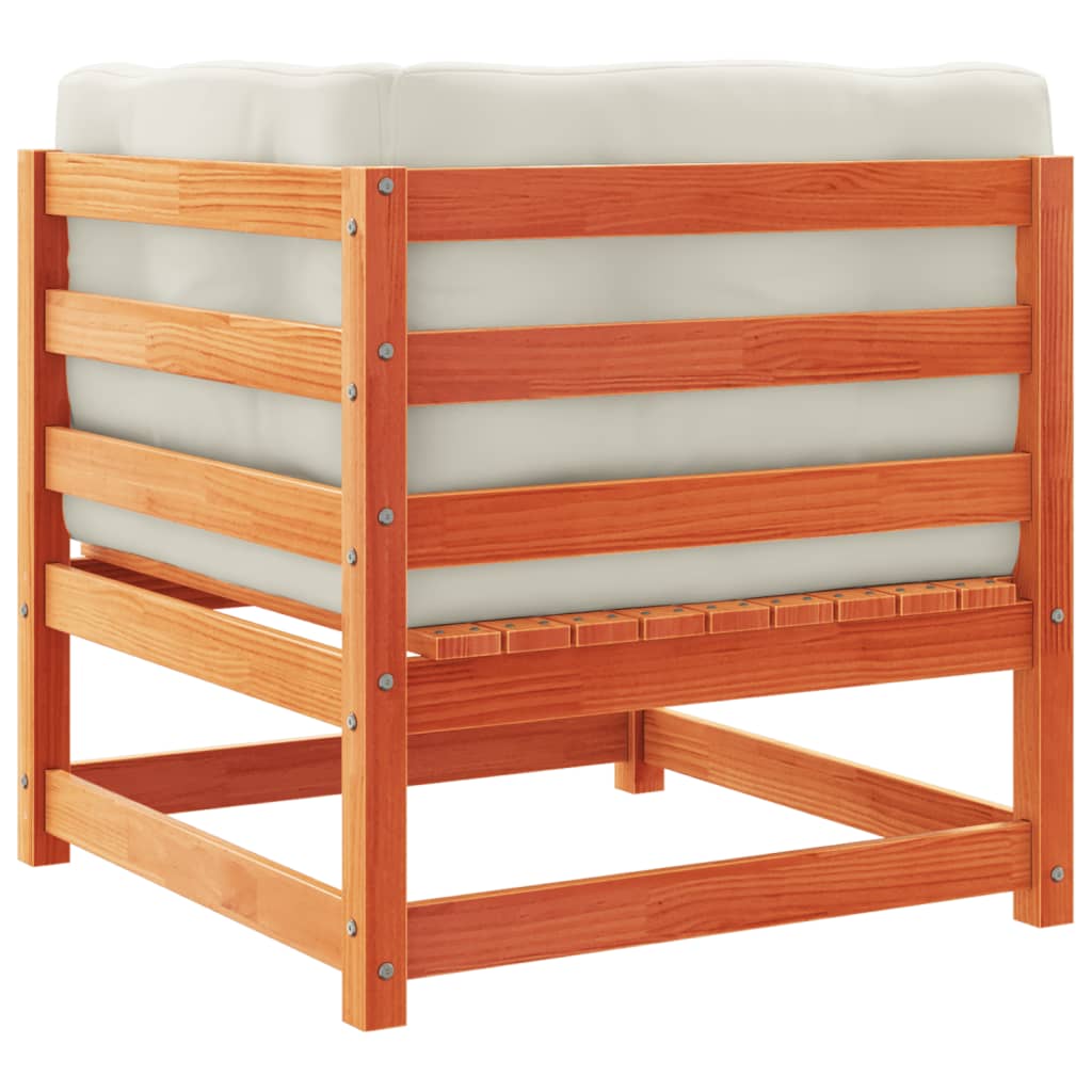 Set mobilier de grădină cu perne, 6 piese, lemn masiv de pin GartenMobel Dekor