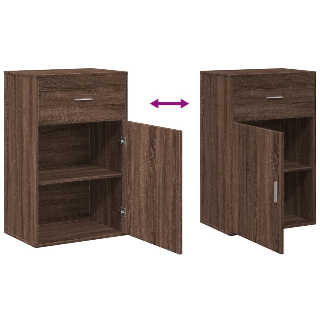 Dulap de depozitare, stejar maro, 56,5x39x90 cm, lemn prelucrat GartenMobel Dekor