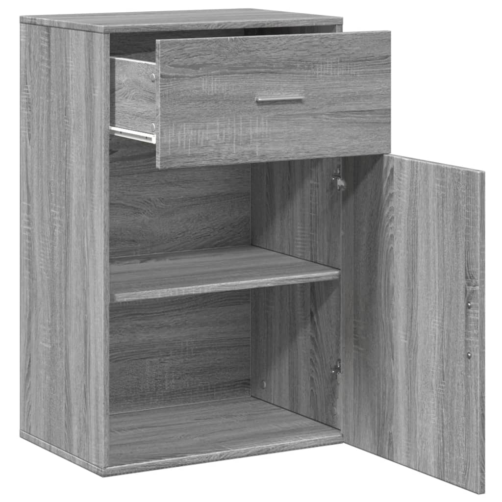Dulap depozitare, gri sonoma, 56,5x39x90 cm, lemn prelucrat GartenMobel Dekor