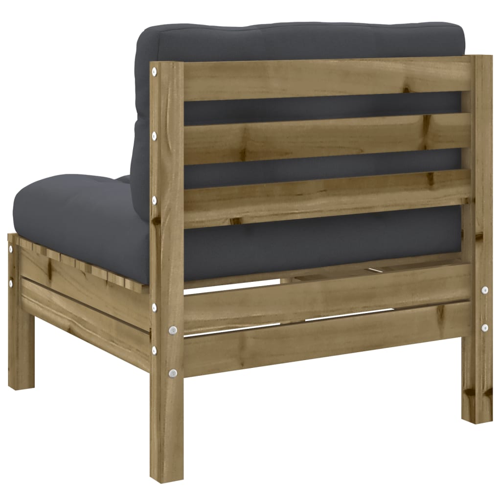 Set canapele de grădină cu perne, 6 piese, lemn de pin tratat GartenMobel Dekor