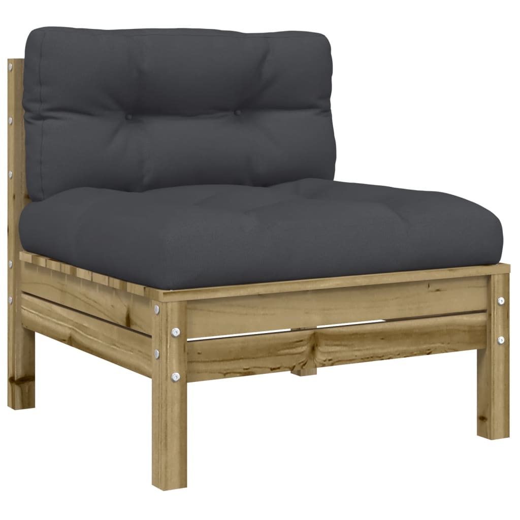 Set canapele de grădină cu perne, 6 piese, lemn de pin tratat GartenMobel Dekor