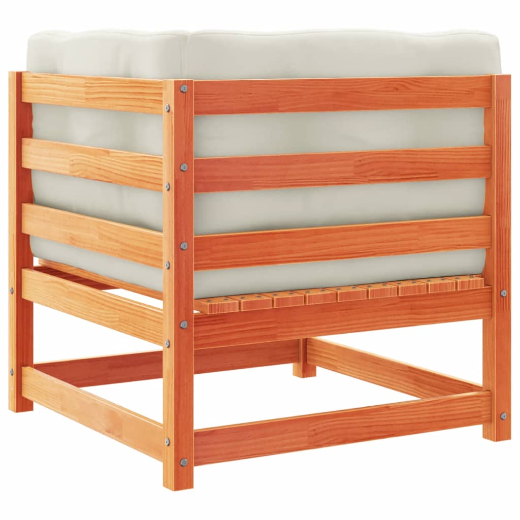 Set mobilier de grădină cu perne, 6 piese, lemn masiv de pin GartenMobel Dekor