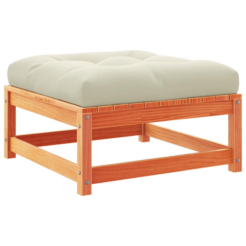 Set canapele grădină cu perne, 8 piese, maro, lemn masiv de pin GartenMobel Dekor