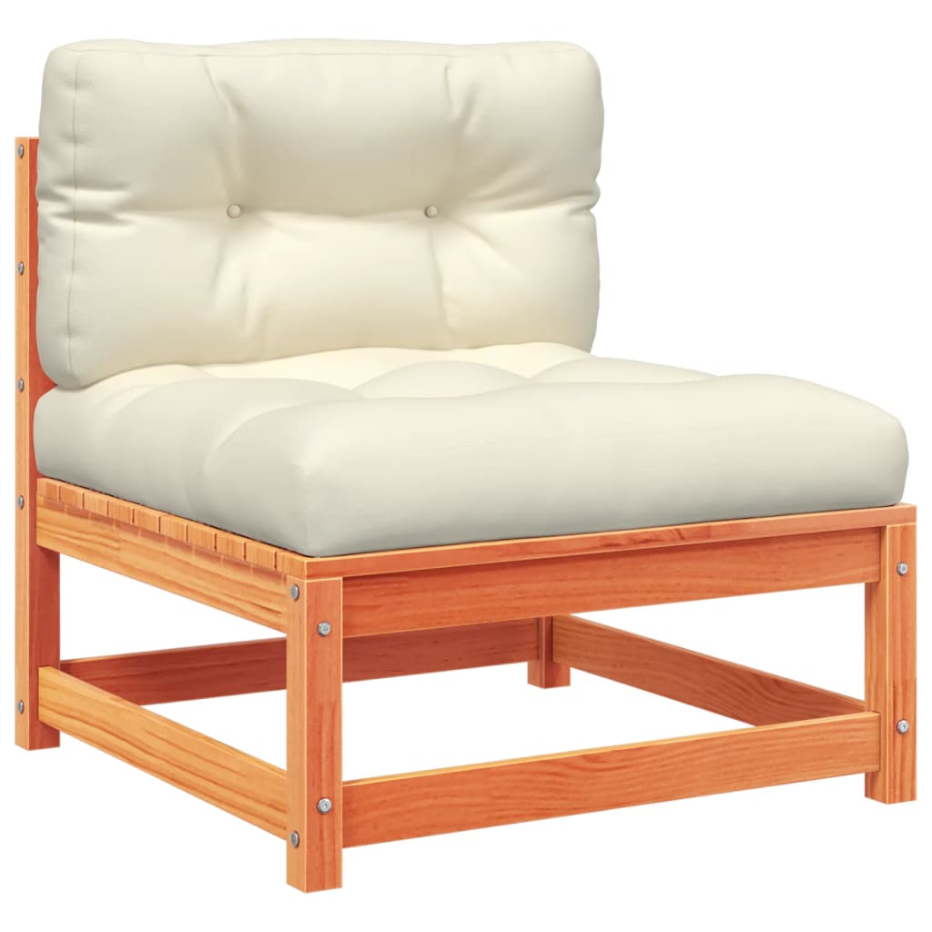 Set mobilier de grădină cu perne, 9 piese, lemn masiv de pin GartenMobel Dekor