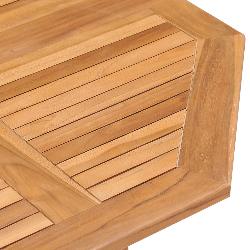 Set mobilier de exterior pliabil, 5 piese, lemn masiv de tec GartenMobel Dekor