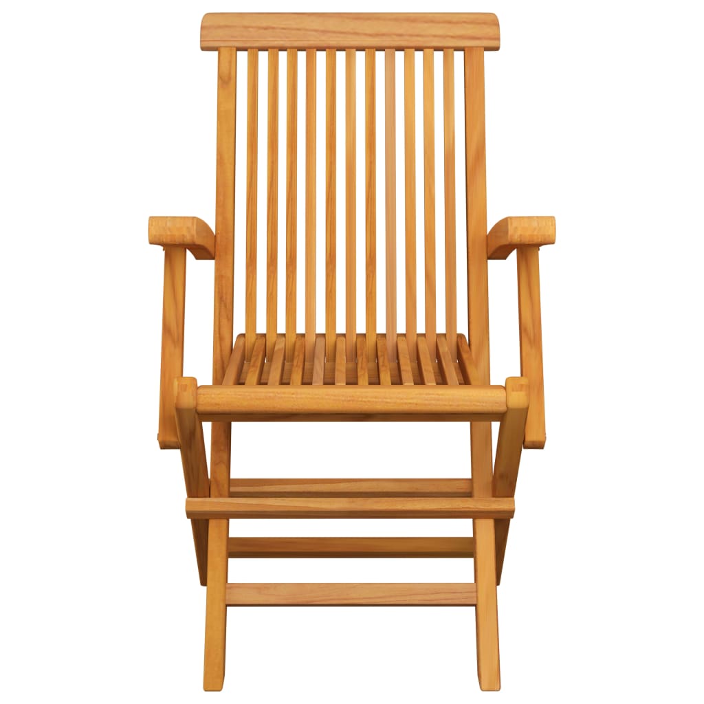 Set mobilier de exterior pliabil, 5 piese, lemn masiv de tec GartenMobel Dekor
