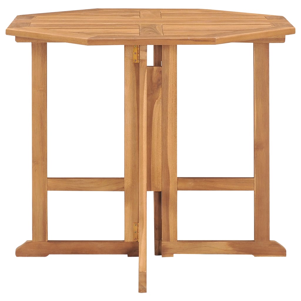Set mobilier de exterior pliabil, 5 piese, lemn masiv de tec GartenMobel Dekor