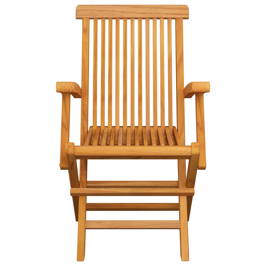 Set mobilier de exterior pliabil, 5 piese, lemn masiv de tec GartenMobel Dekor