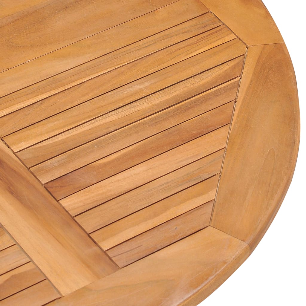 Set mobilier de exterior pliabil, 5 piese, lemn masiv de tec GartenMobel Dekor
