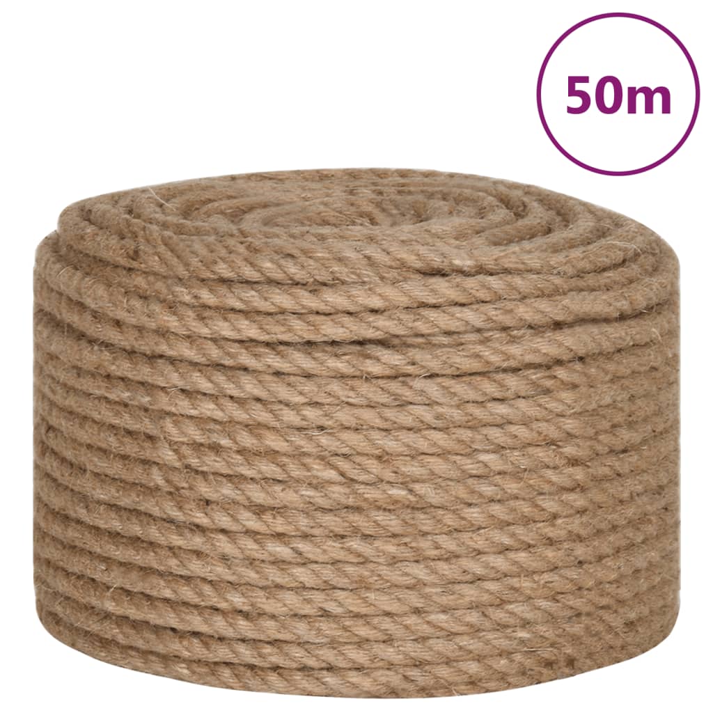 Funie de iută 50 m lungime, 14 mm grosime GartenMobel Dekor