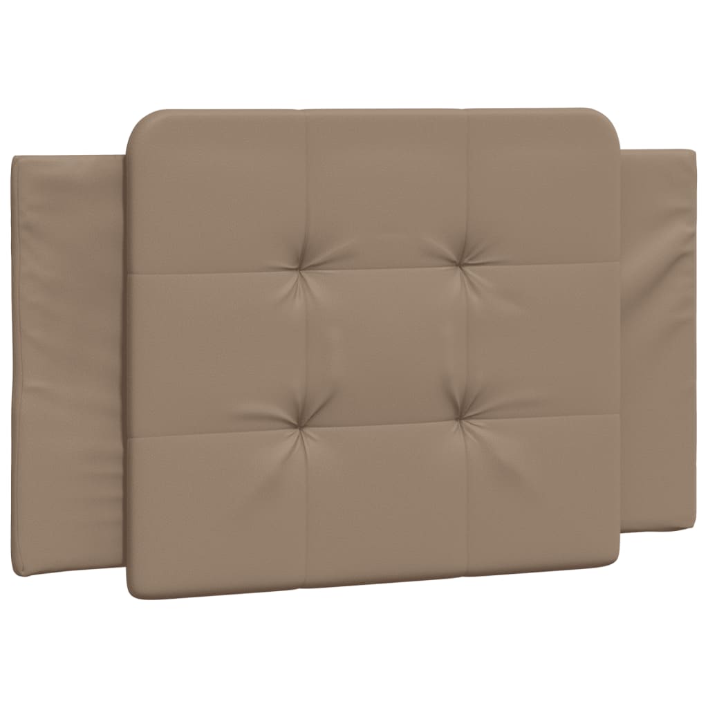 Pat cu saltea, cappuccino, 90x200 cm piele ecologică GartenMobel Dekor