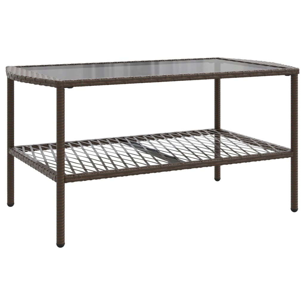 Set canapele de grădină, 4 piese, cu perne, maro poliratan maro GartenMobel Dekor