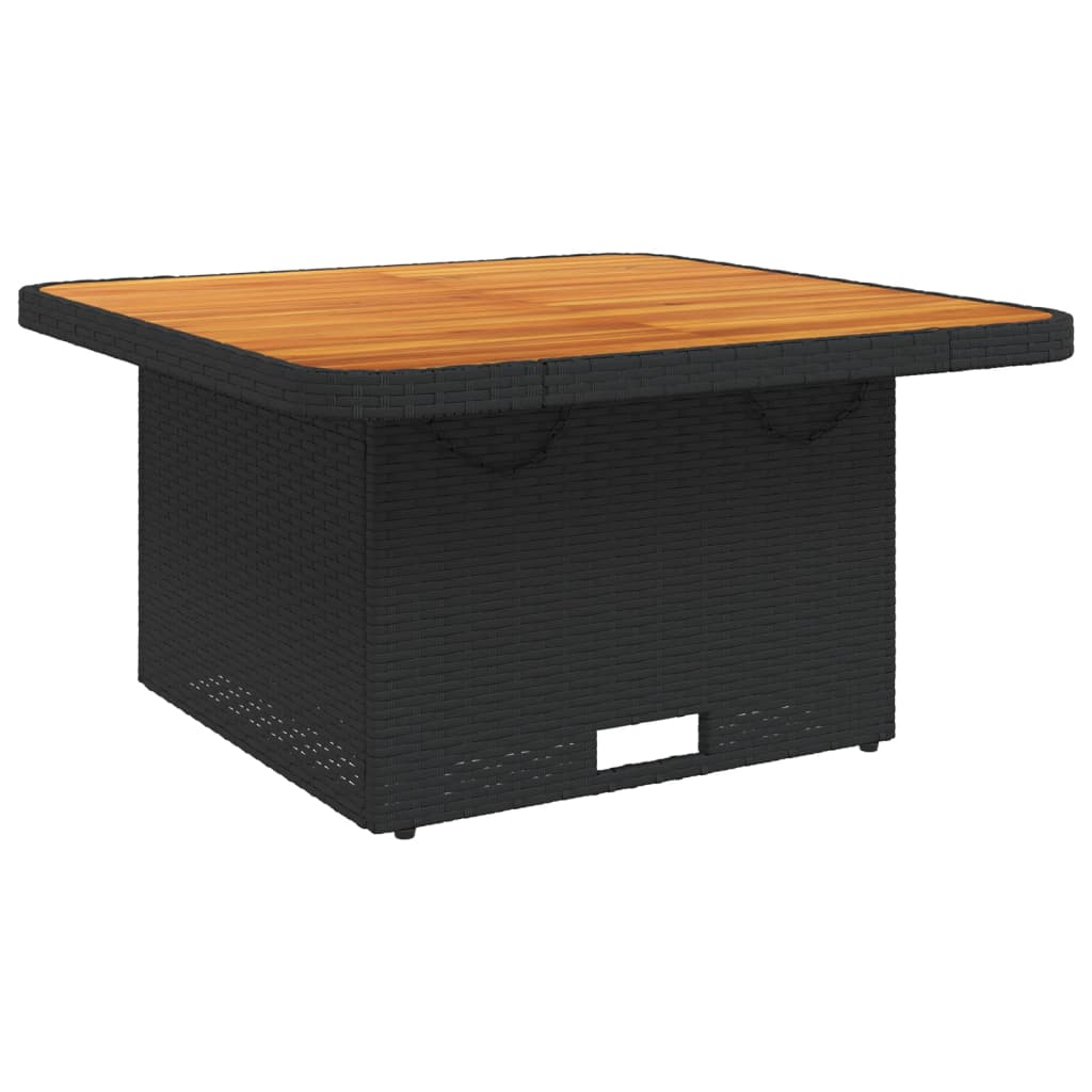 Set mobilier de grădină cu perne, 5 piese, negru, poliratan GartenMobel Dekor