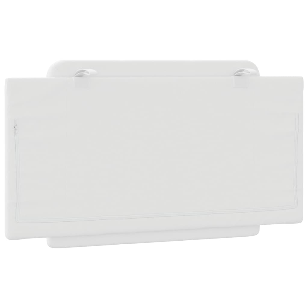 Pernă pentru tăblie pat, alb, 100 cm, piele artificială GartenMobel Dekor