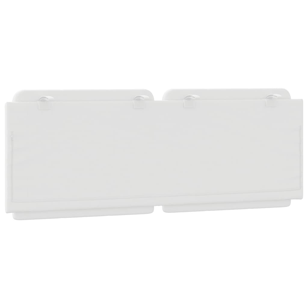 Pernă pentru tăblie pat, alb, 140 cm, piele artificială GartenMobel Dekor