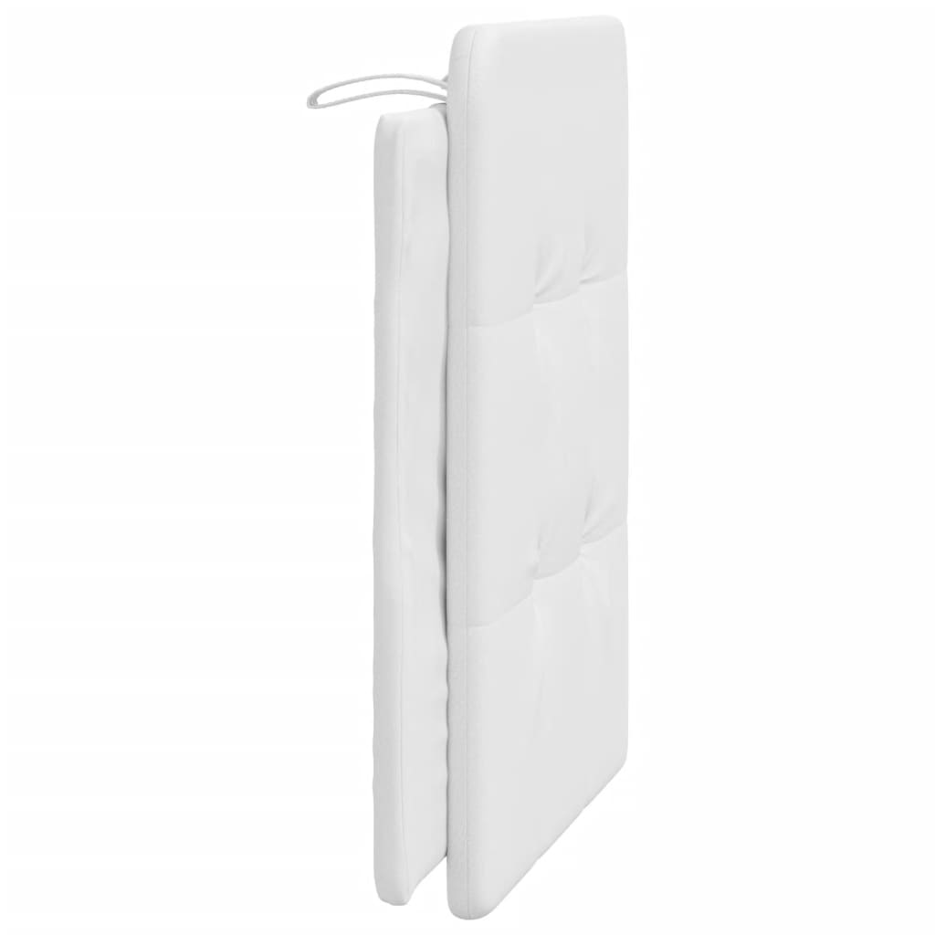 Pernă pentru tăblie pat, alb, 80 cm, piele artificială GartenMobel Dekor