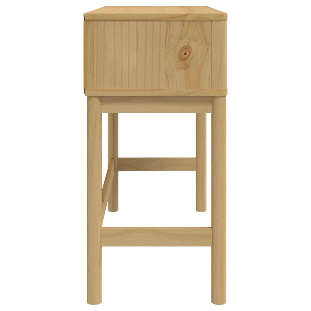 Măsuță consolă FLORO maro ceară 89,5x36,5x73 cm lemn masiv pin GartenMobel Dekor